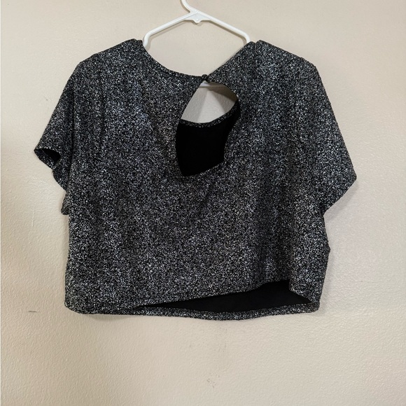 Torrid Black Sparkle Blouse - Picture 3 of 3